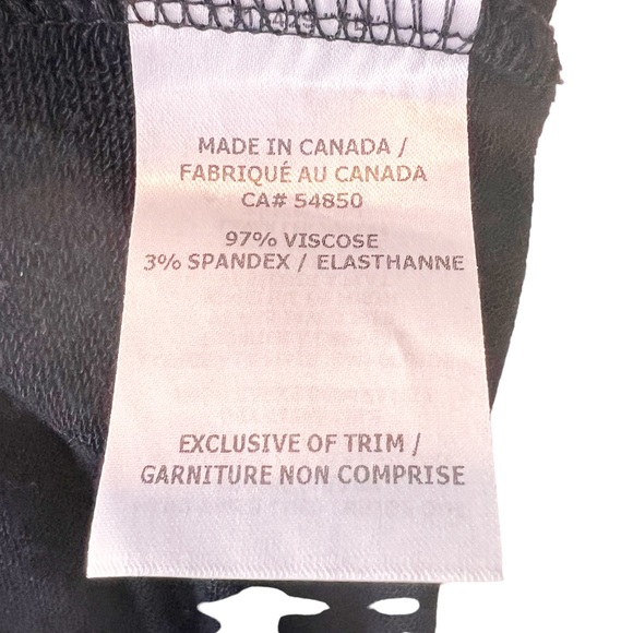 Calé Corrine Black Corset‎ Pull on Pants Joggers Sz M - Picture 7 of 11